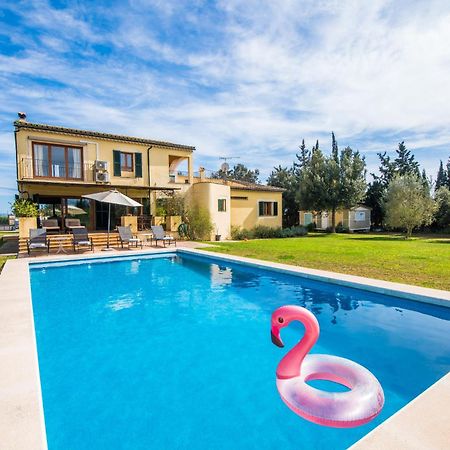 Villa TRAUMHAFTE FAMILIEN-FINCA - 8 Gäste, Pool, Pferde&Hühner, Ruhe&Privatsphäre Sa Pobla Exterior foto