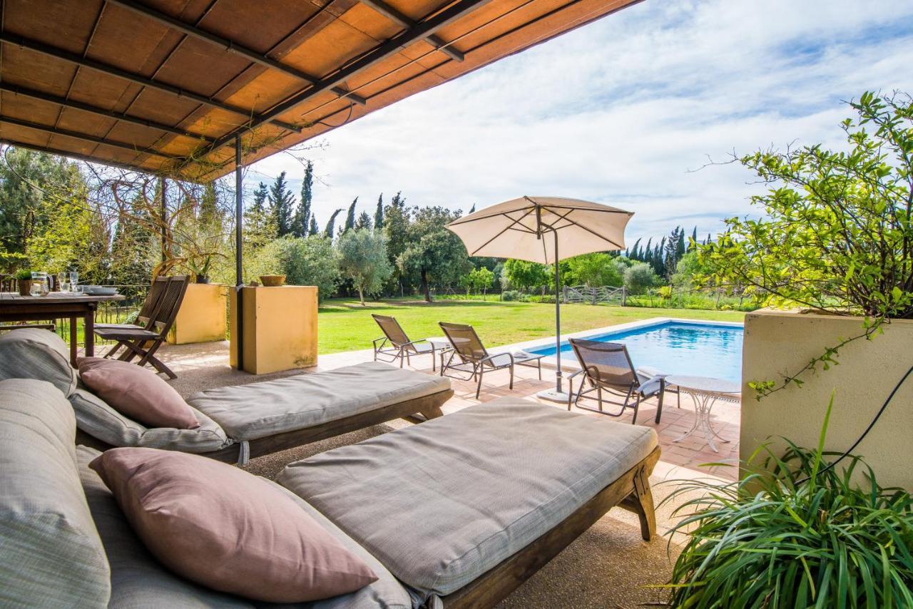 Villa TRAUMHAFTE FAMILIEN-FINCA - 8 Gäste, Pool, Pferde&Hühner, Ruhe&Privatsphäre Sa Pobla Exterior foto