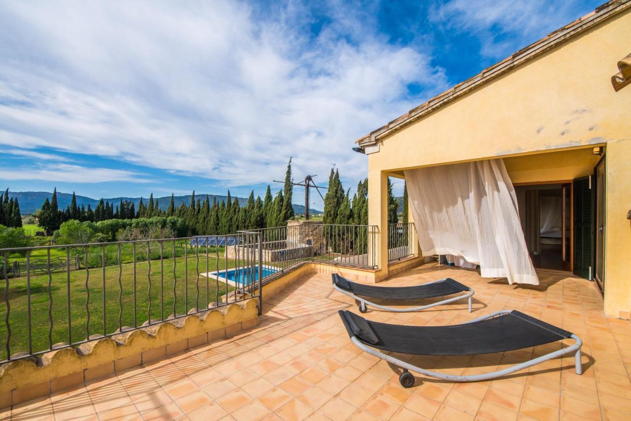 Villa TRAUMHAFTE FAMILIEN-FINCA - 8 Gäste, Pool, Pferde&Hühner, Ruhe&Privatsphäre Sa Pobla Exterior foto