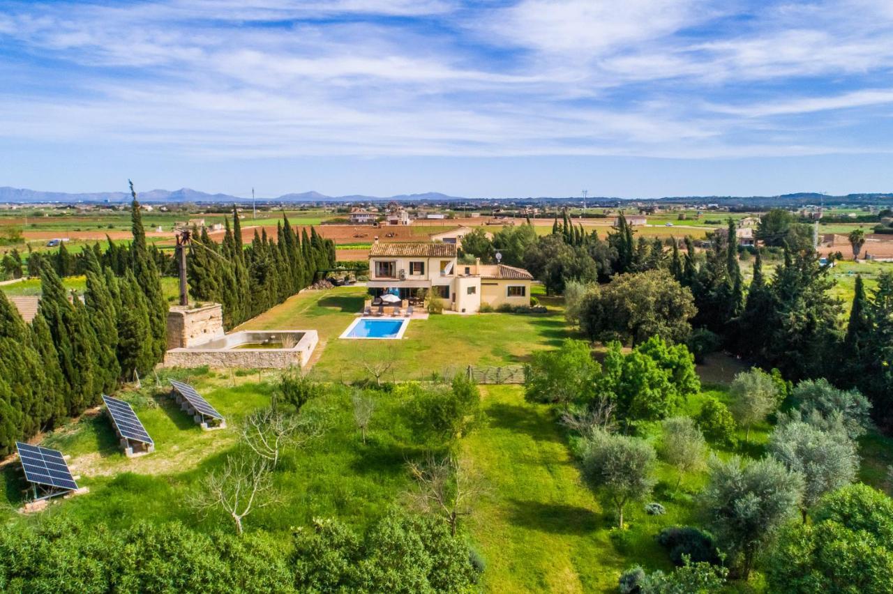 Villa TRAUMHAFTE FAMILIEN-FINCA - 8 Gäste, Pool, Pferde&Hühner, Ruhe&Privatsphäre Sa Pobla Exterior foto