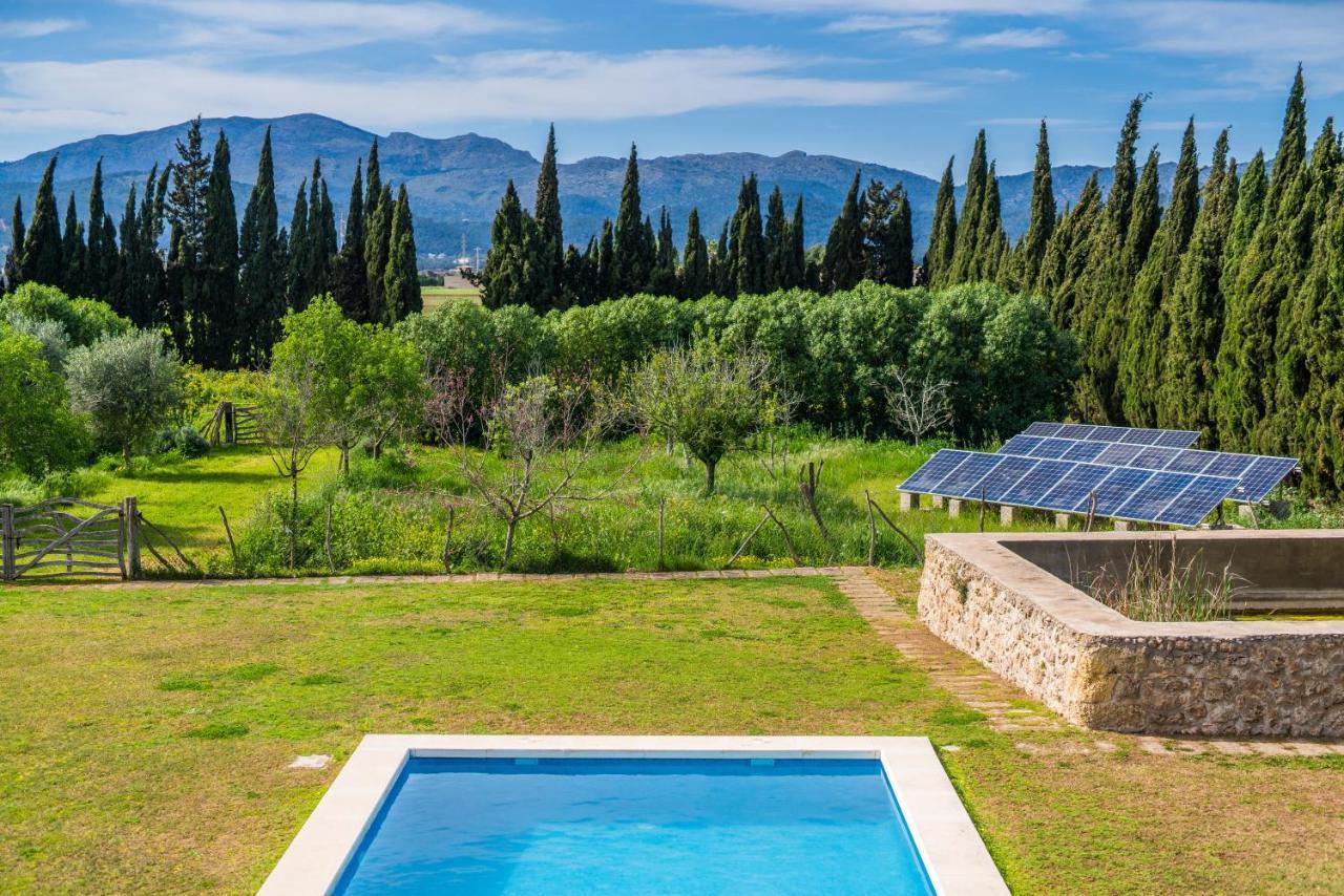 Villa TRAUMHAFTE FAMILIEN-FINCA - 8 Gäste, Pool, Pferde&Hühner, Ruhe&Privatsphäre Sa Pobla Exterior foto