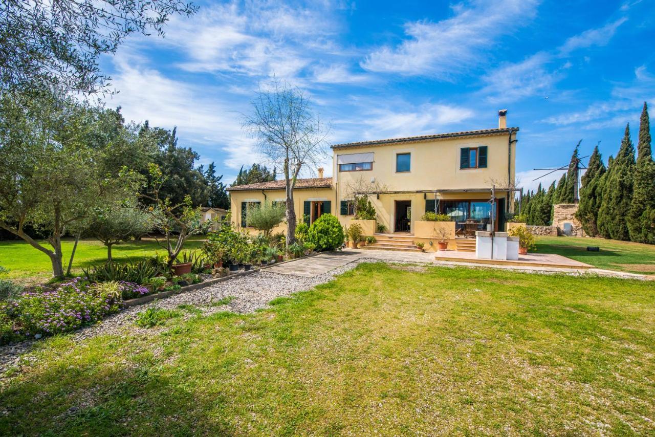 Villa TRAUMHAFTE FAMILIEN-FINCA - 8 Gäste, Pool, Pferde&Hühner, Ruhe&Privatsphäre Sa Pobla Exterior foto